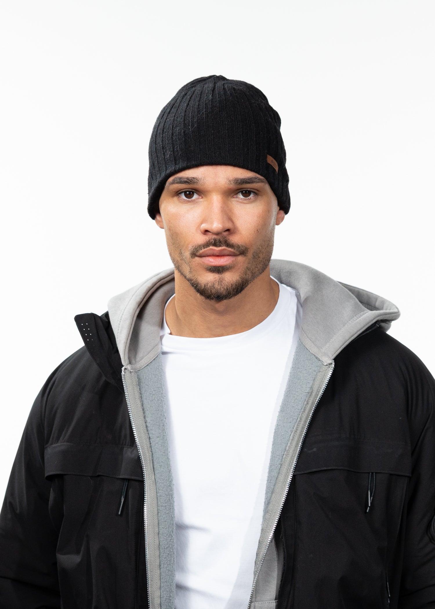 Men Haakon Beanie black - Side