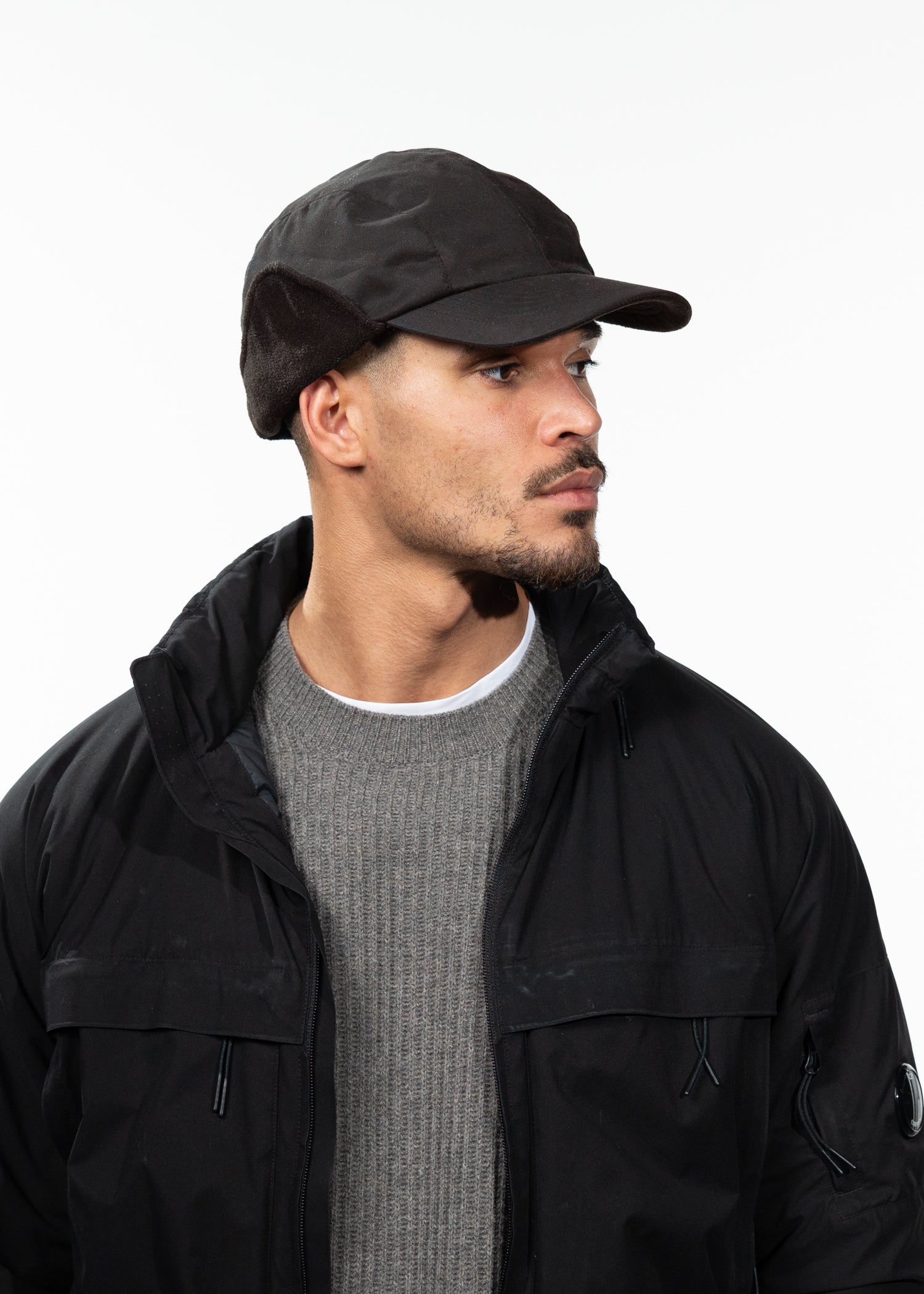Unisex Active Cap black - Side
