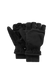 Unisex Convertible Mitts black