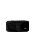 Women Fur Headband black