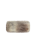 Women Fur Headband heather brown