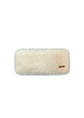 Women Fur Headband white