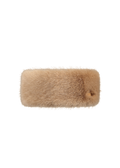 Women Fur Headband light brown