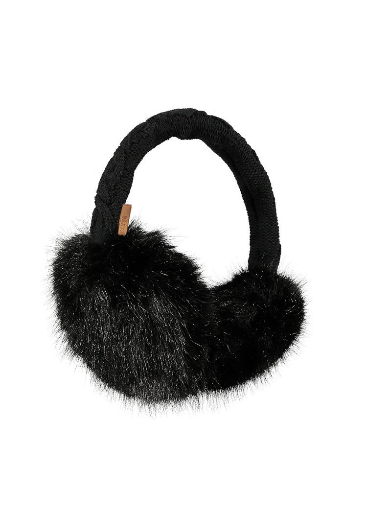 Women Fur Earmuffs black