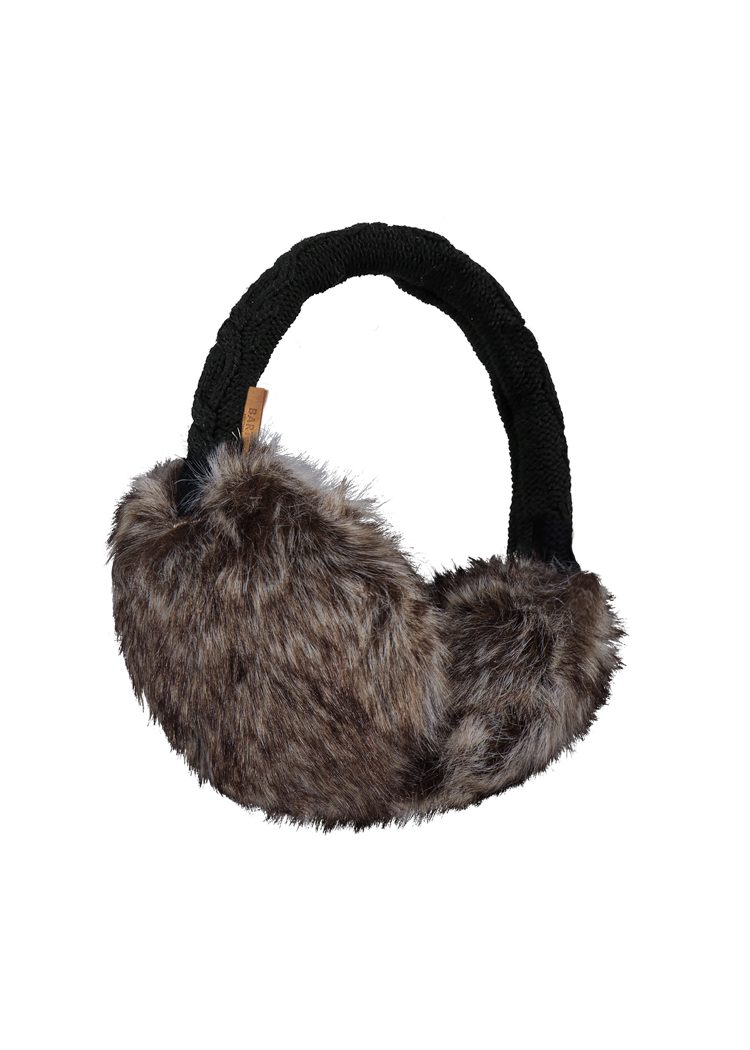 Women Fur Earmuffs heather brown