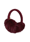 Women Fur Earmuffs burgundy