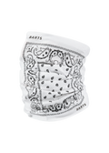 Unisex Multicol paisly white