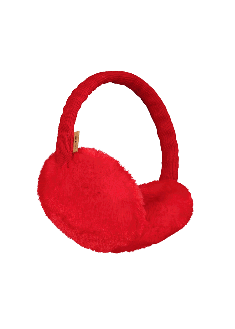 Women Plush Earmuffs red