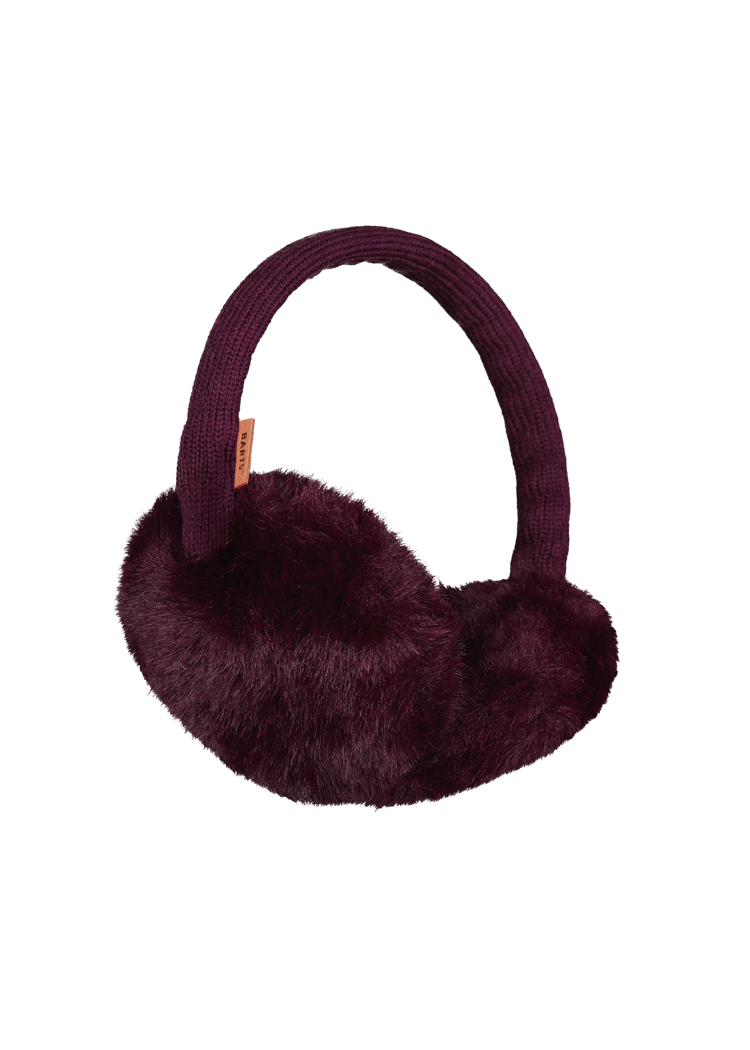 Women Plush Earmuffs aubergine