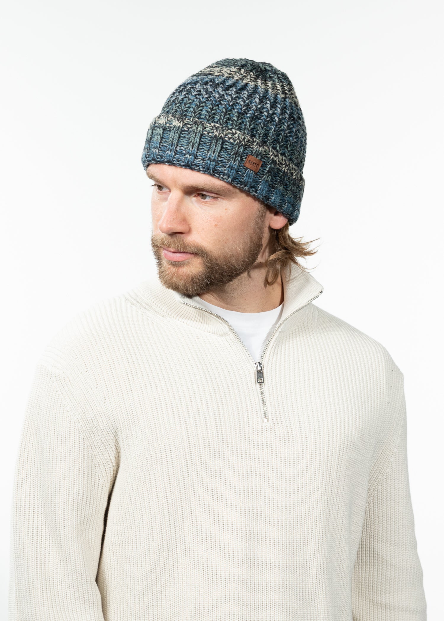 Men Akotan Beanie navy - Side