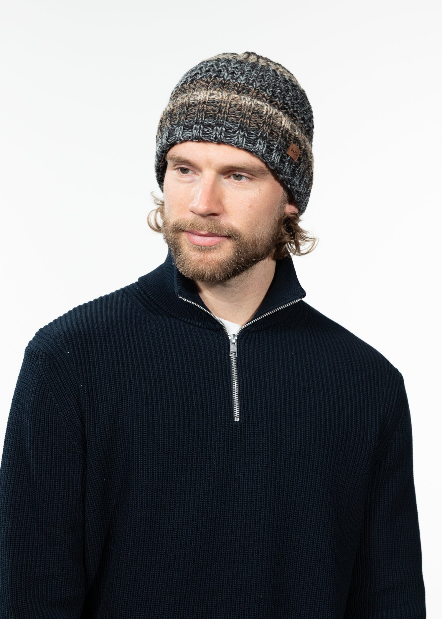 Men Akotan Beanie dark heather - Front