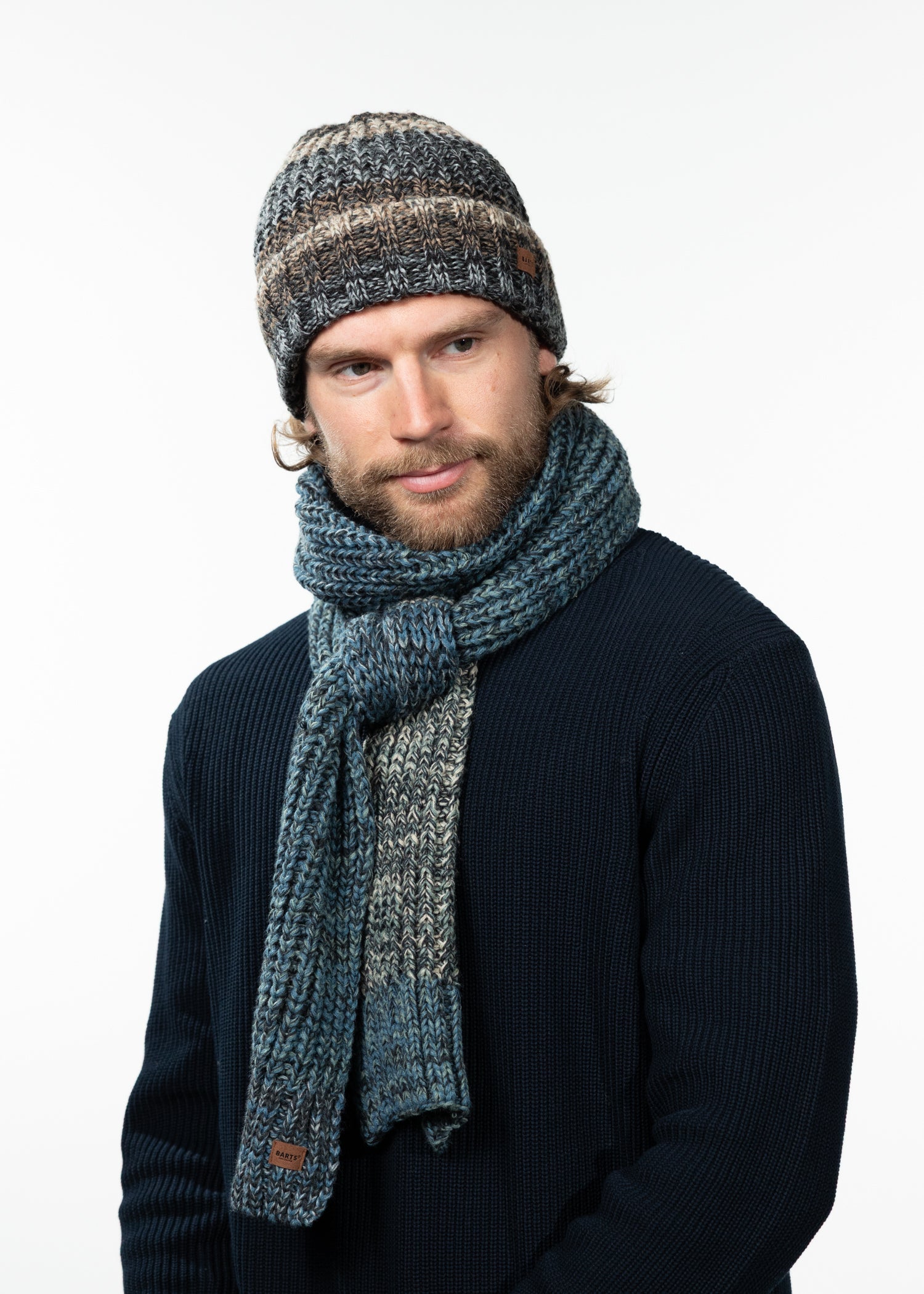Men Akotan Beanie dark heather - Front