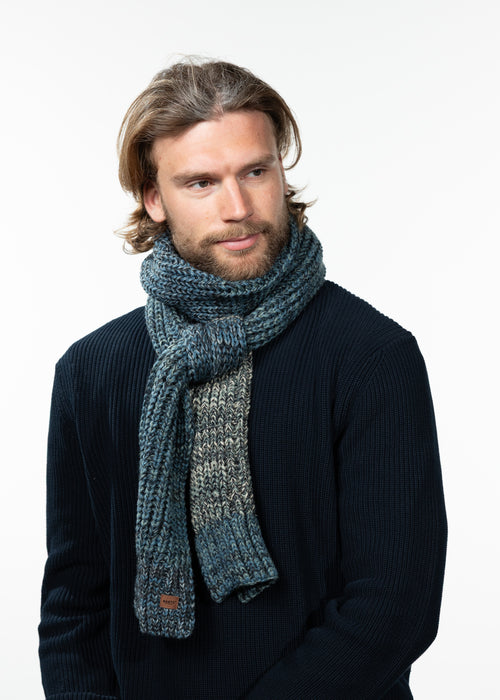 Men Akotan Scarf navy - Front