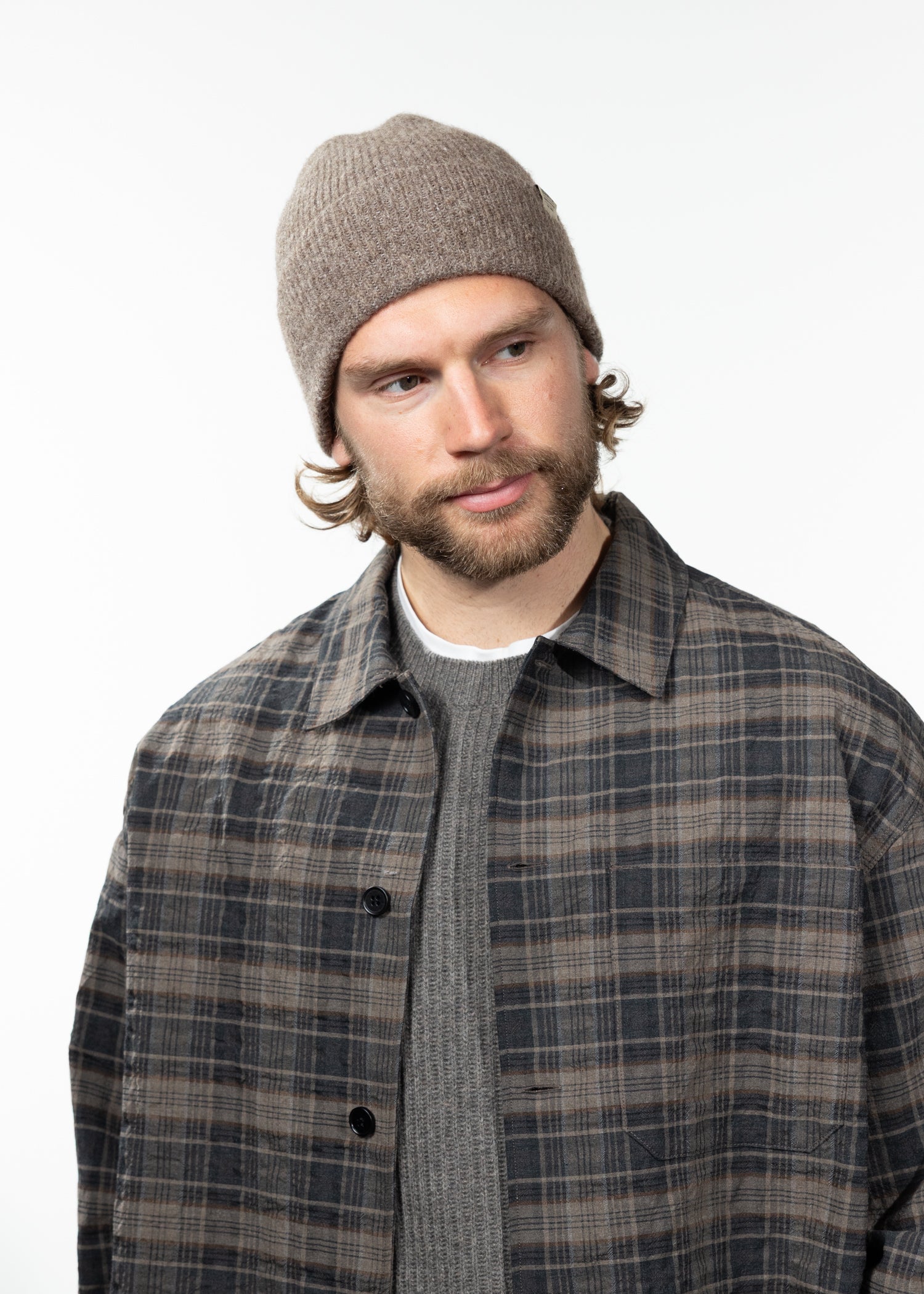 Men Willian Beanie brown - Front