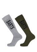 Unisex Basic Skisock 2 Pack army