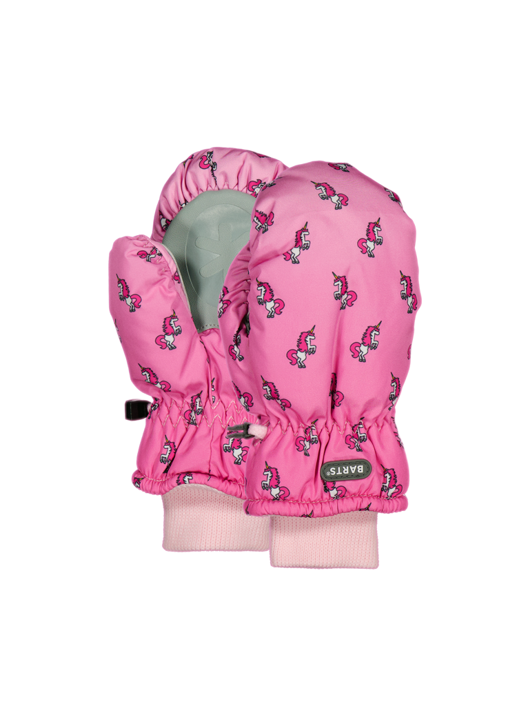 Kids Nylon Mitts Kids print pink