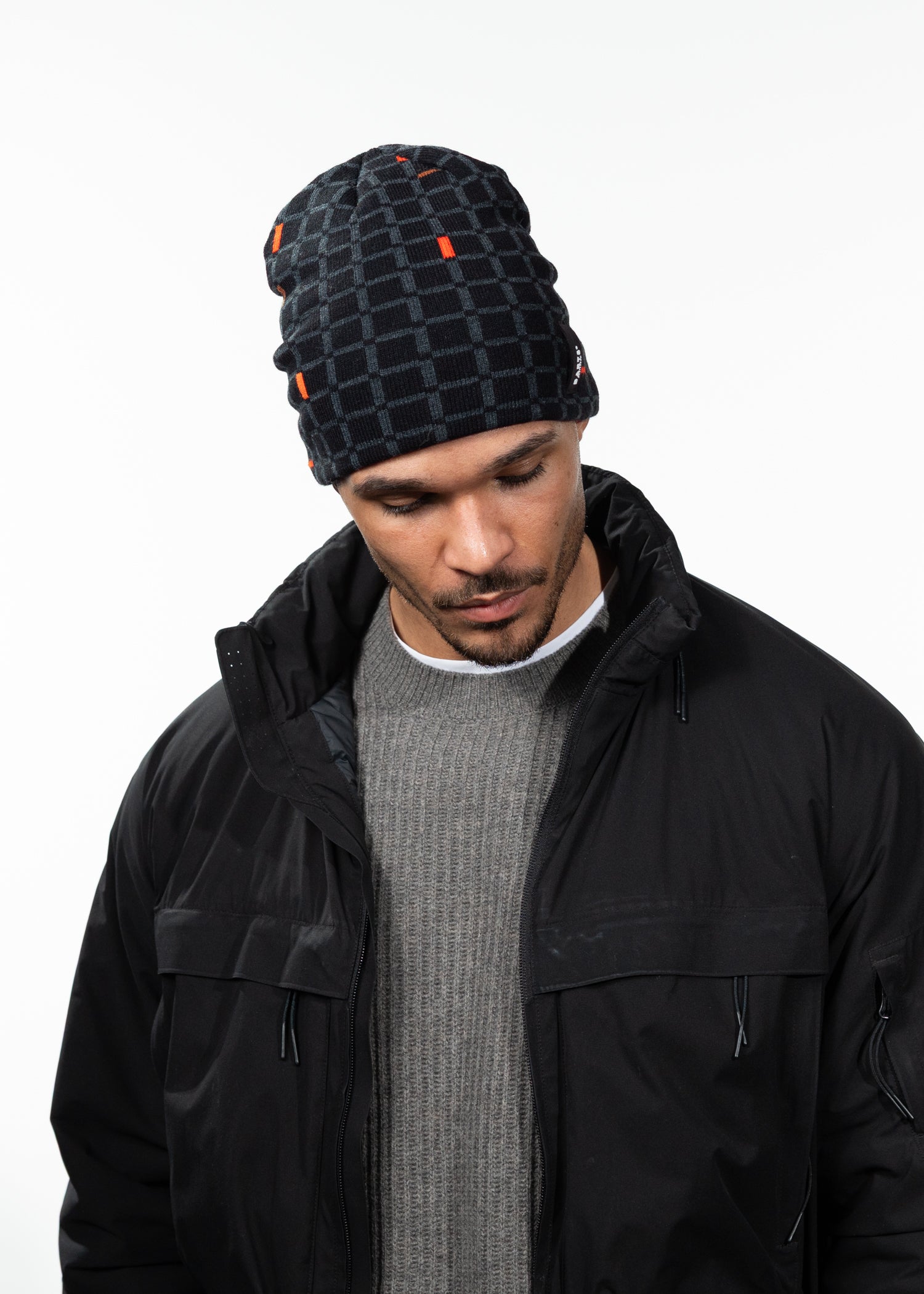 Unisex Gio Beanie black - Front