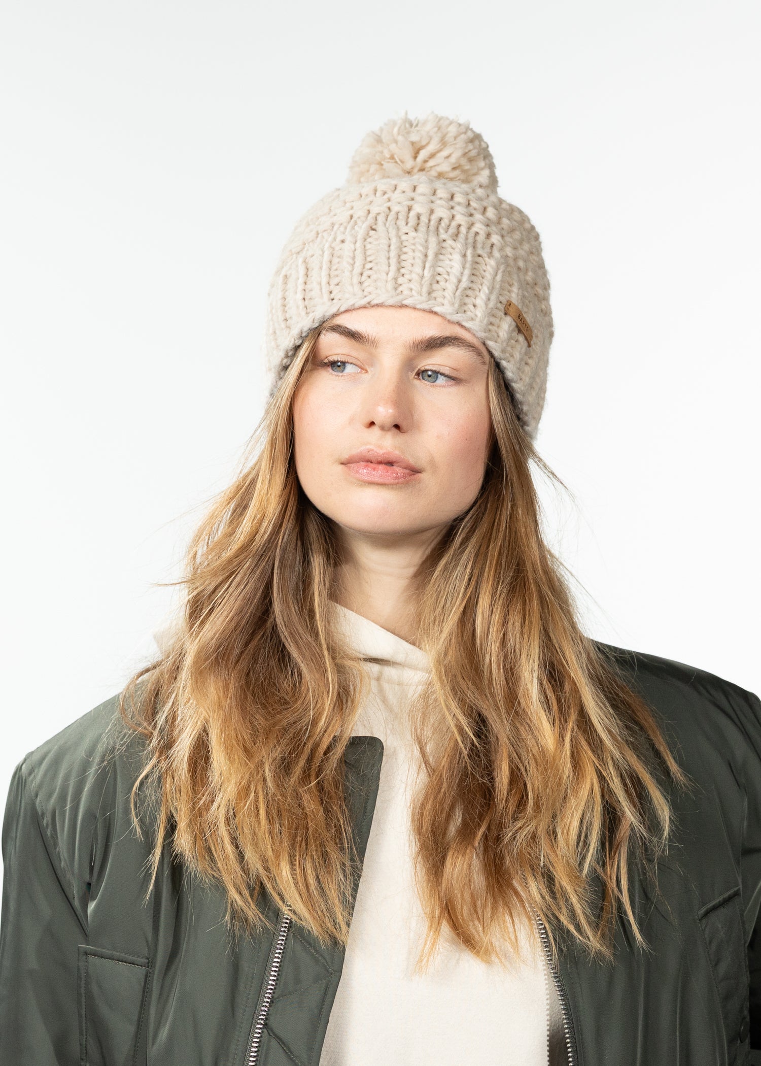 Women Jasmin Beanie beige - Front