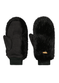 Women Fur Mitts black