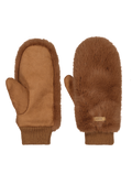 Women Fur Mitts brown
