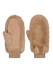 Women Fur Mitts light brown