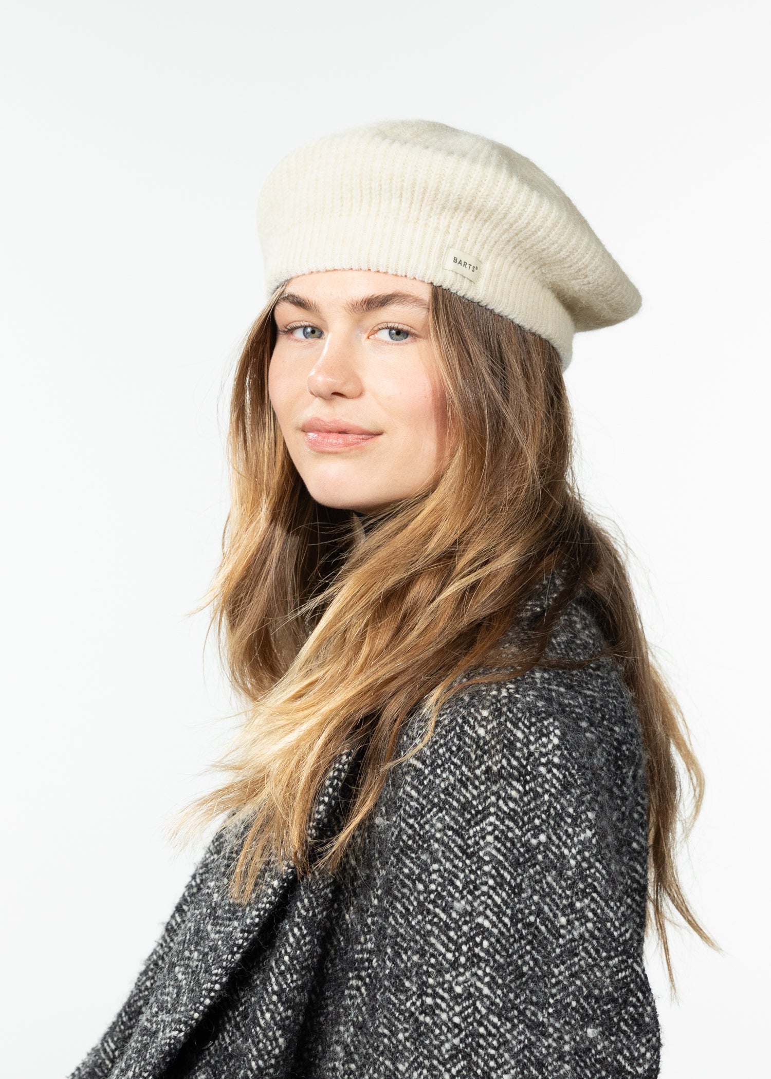 Women Inaru Beret cream - Side
