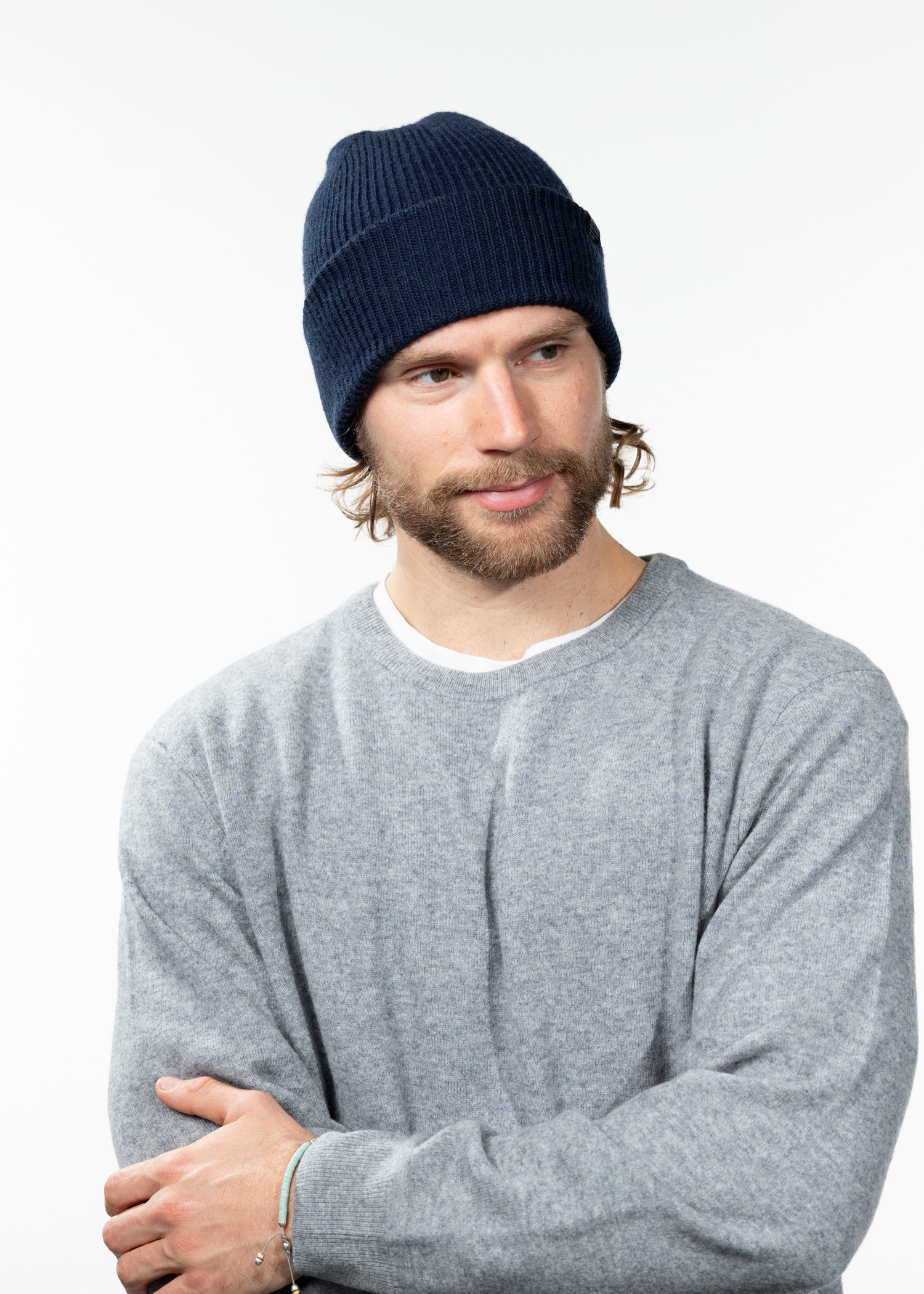 Unisex Makalun Beanie navy - Front