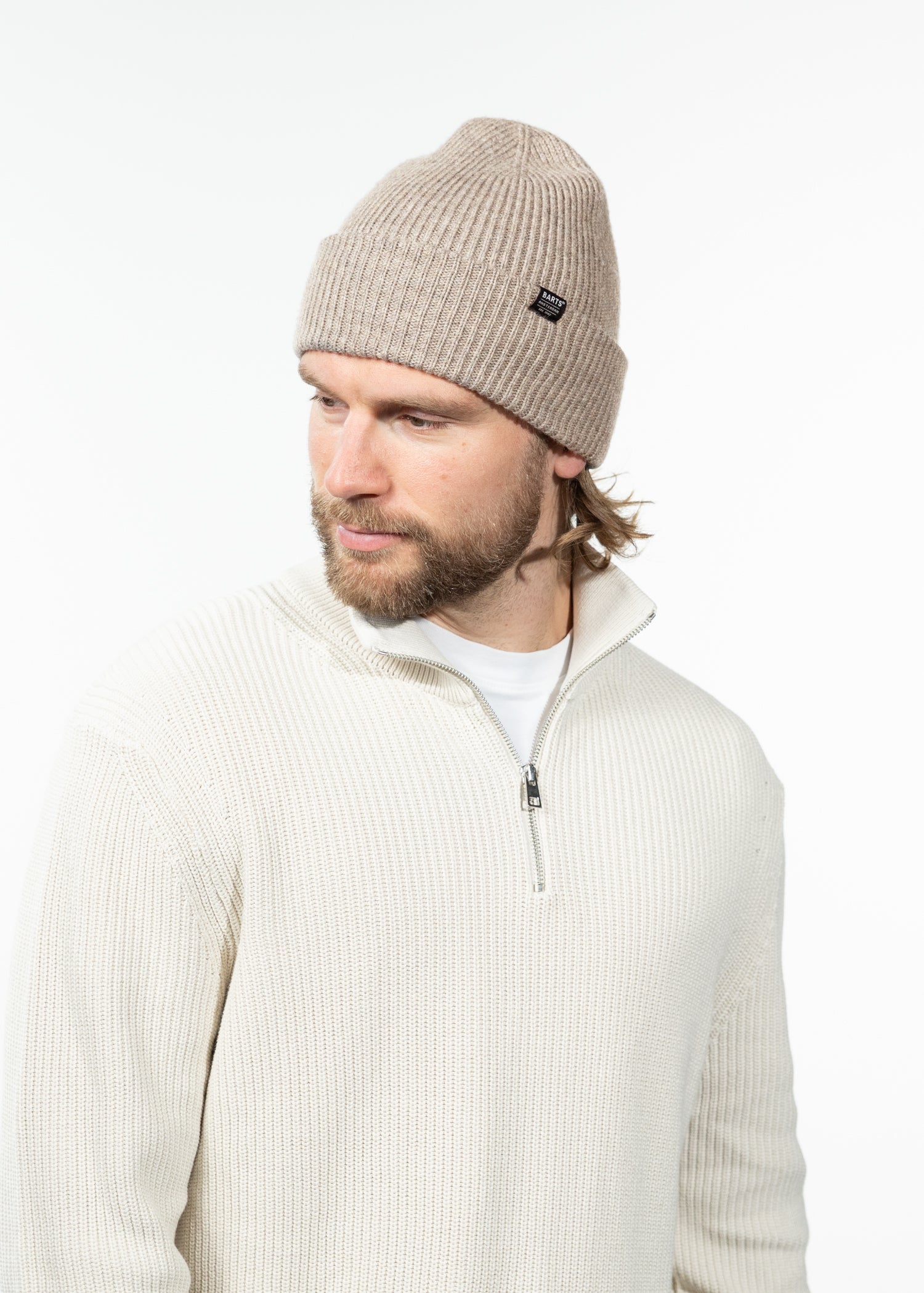 Unisex Makalun Beanie beige - Side