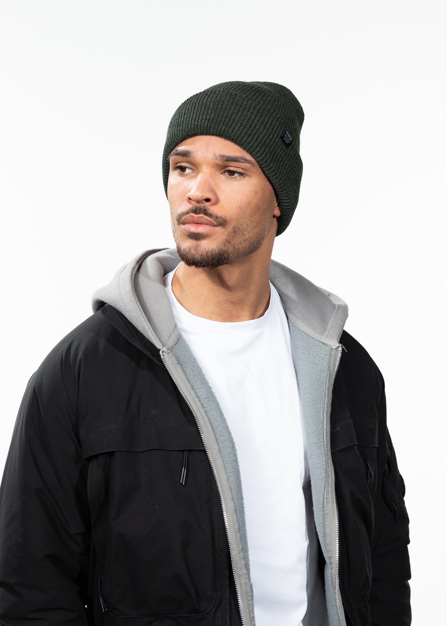 Unisex Makalun Beanie army - Front