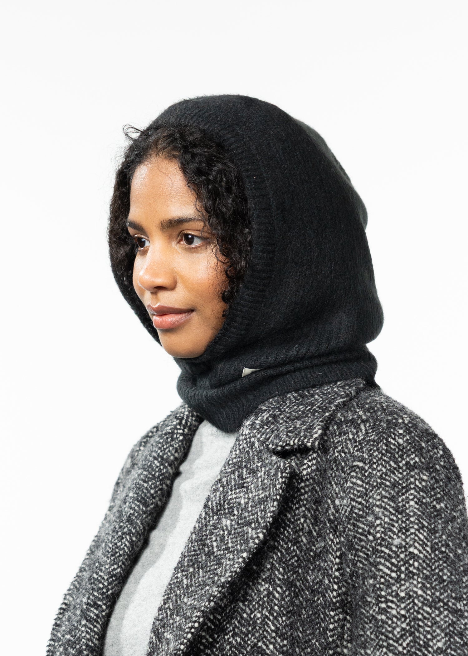 Women Karesa Hood black - Side