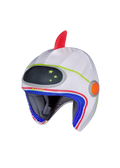 Kids Helmet Cover 3D white