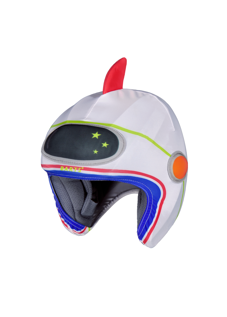 Kids Helmet Cover 3D white