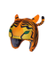 Kids Helmet Cover 3D orange
