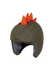 Kids Helmet Cover 3D green