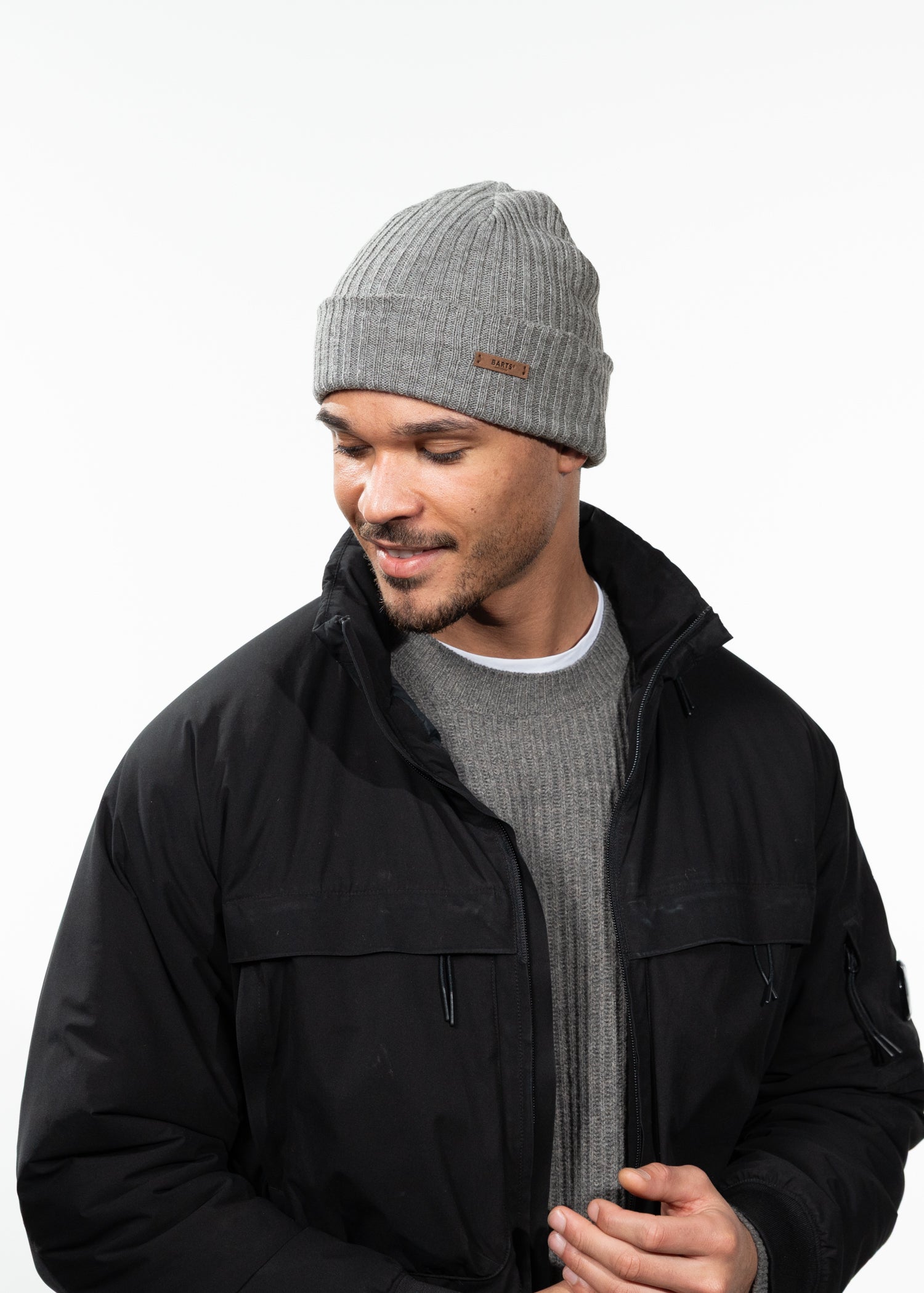 Men Haakon Turnup heather grey - Side