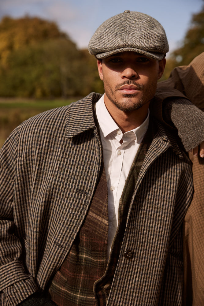 Men Jamaica Cap heather grey - Model