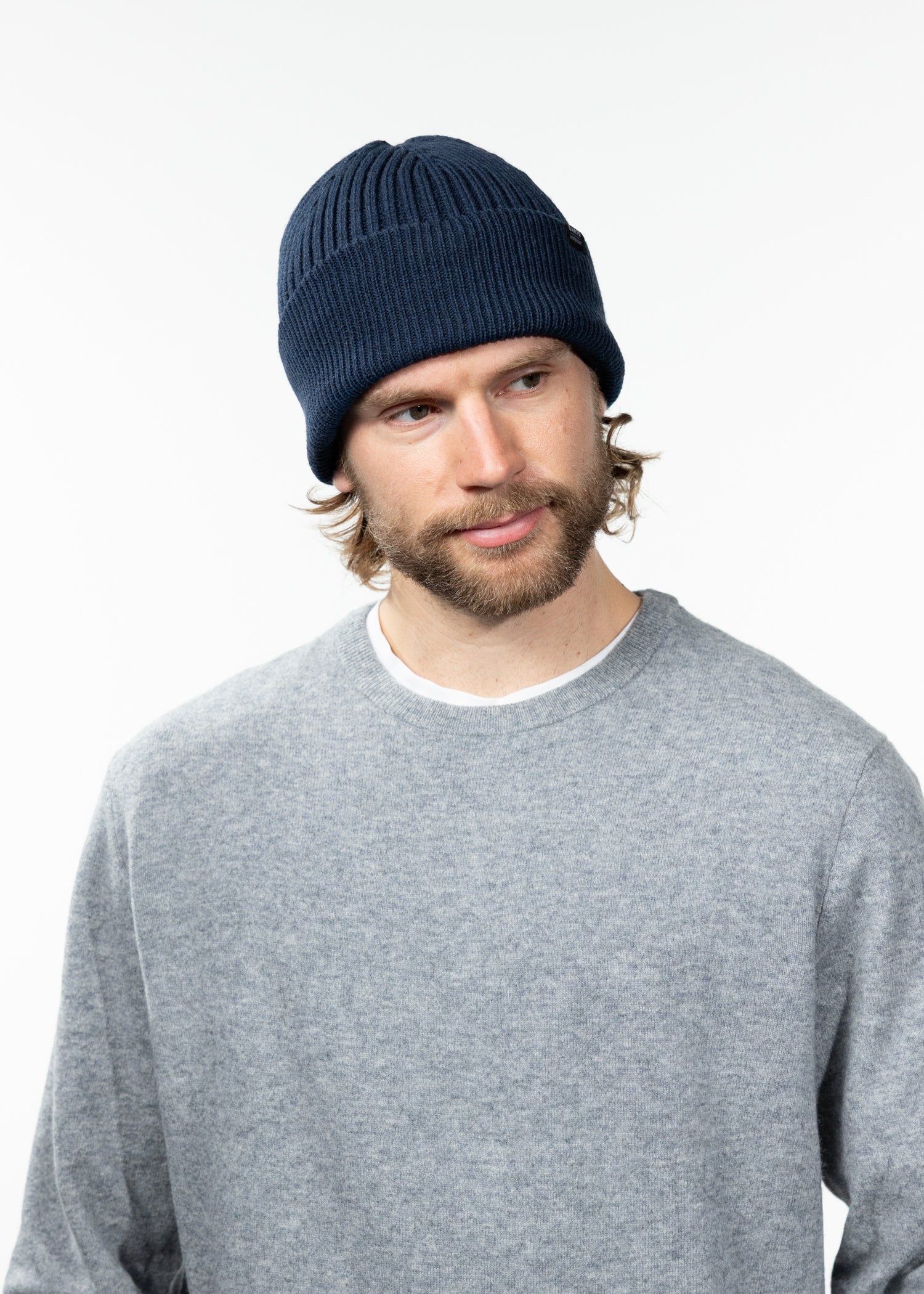 Men Nieck Beanie navy - Front