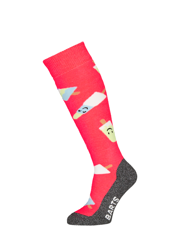 Kids Skisock Popsicle Kids fluo pink