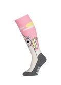 Kids Skisock Unicorn Kids pink