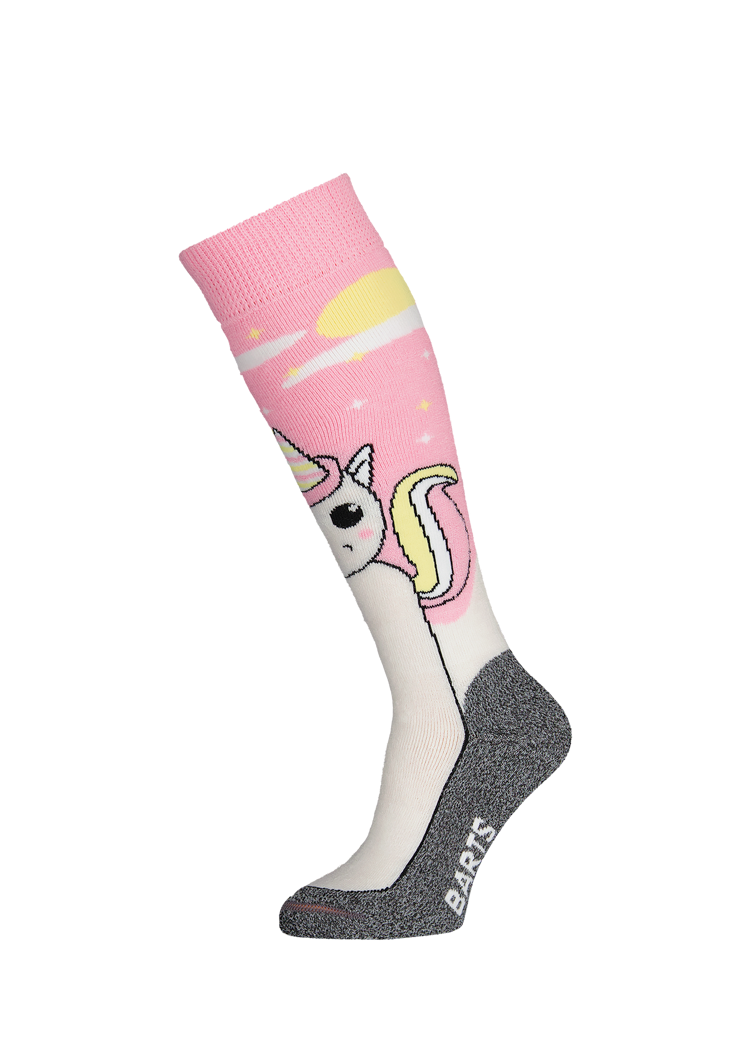 Kids Skisock Unicorn Kids pink