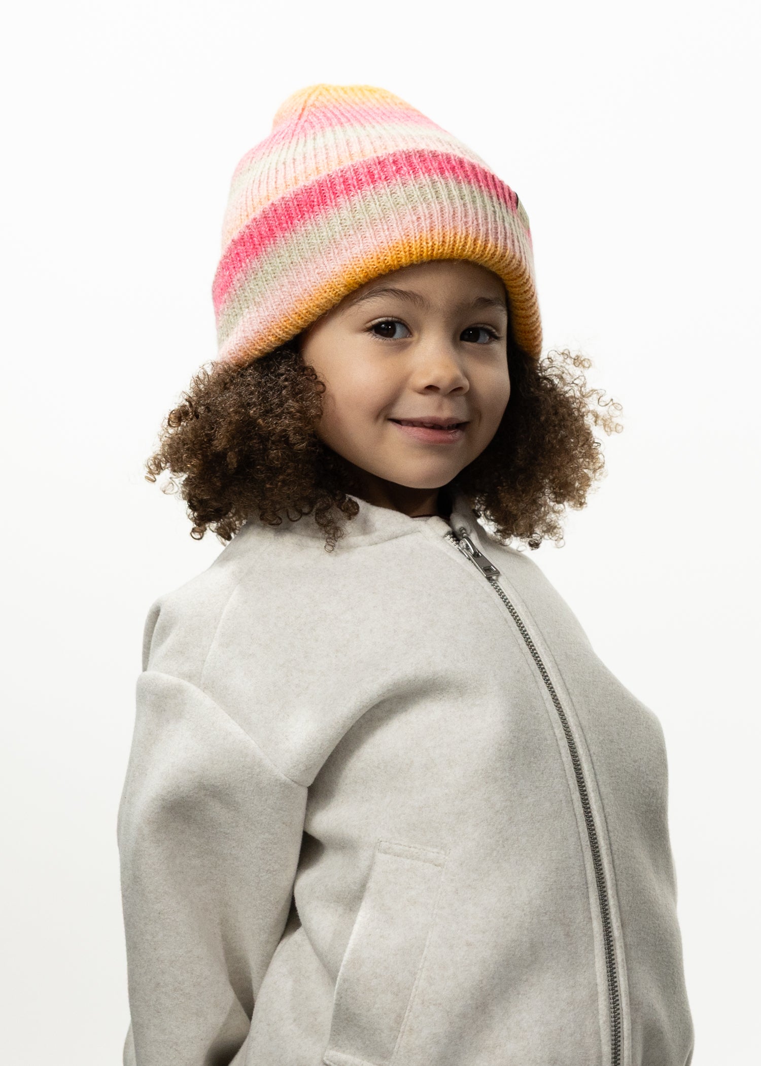 Kids Niagra Beanie fuchsia - Front