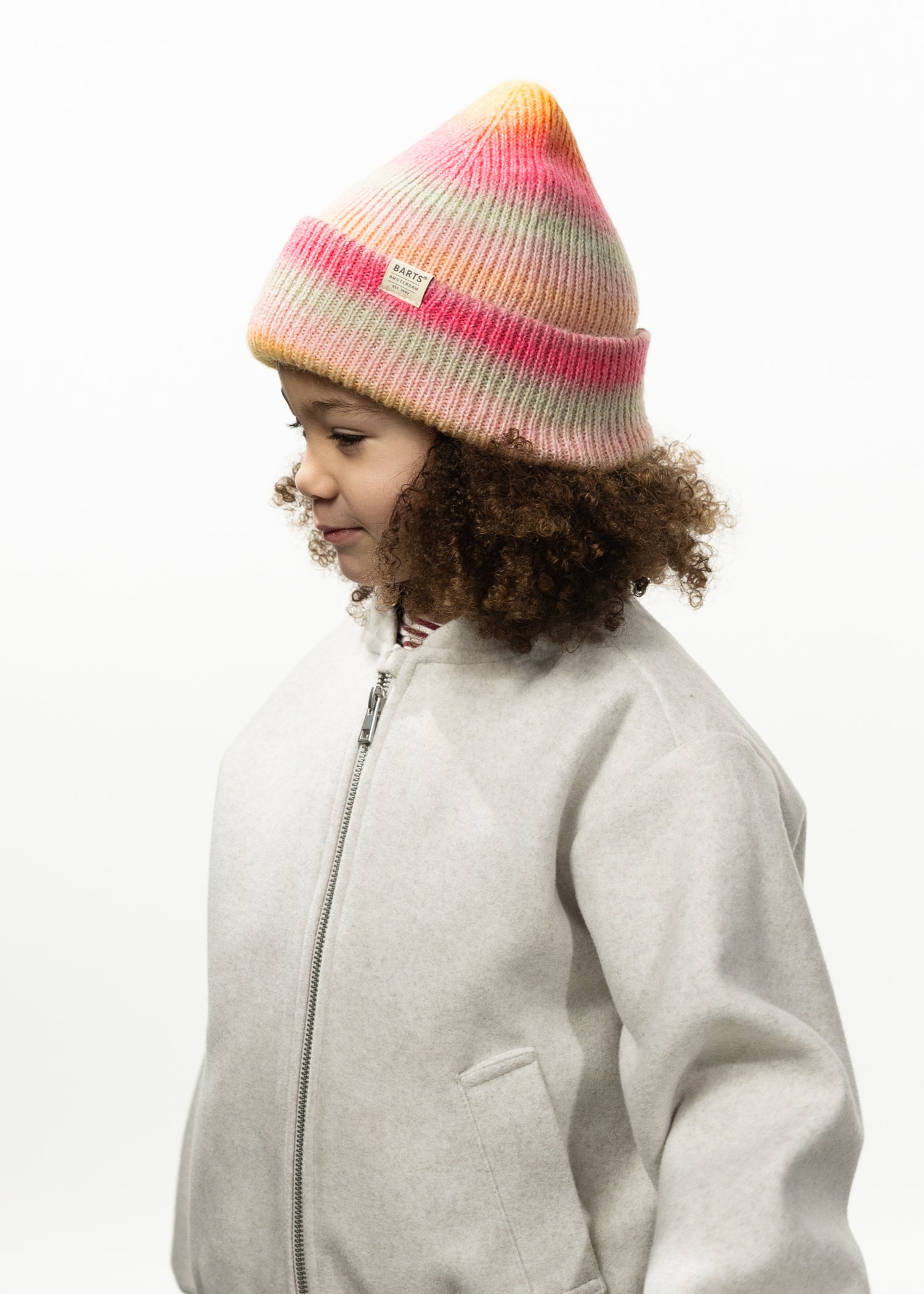 Kids Niagra Beanie fuchsia - Side