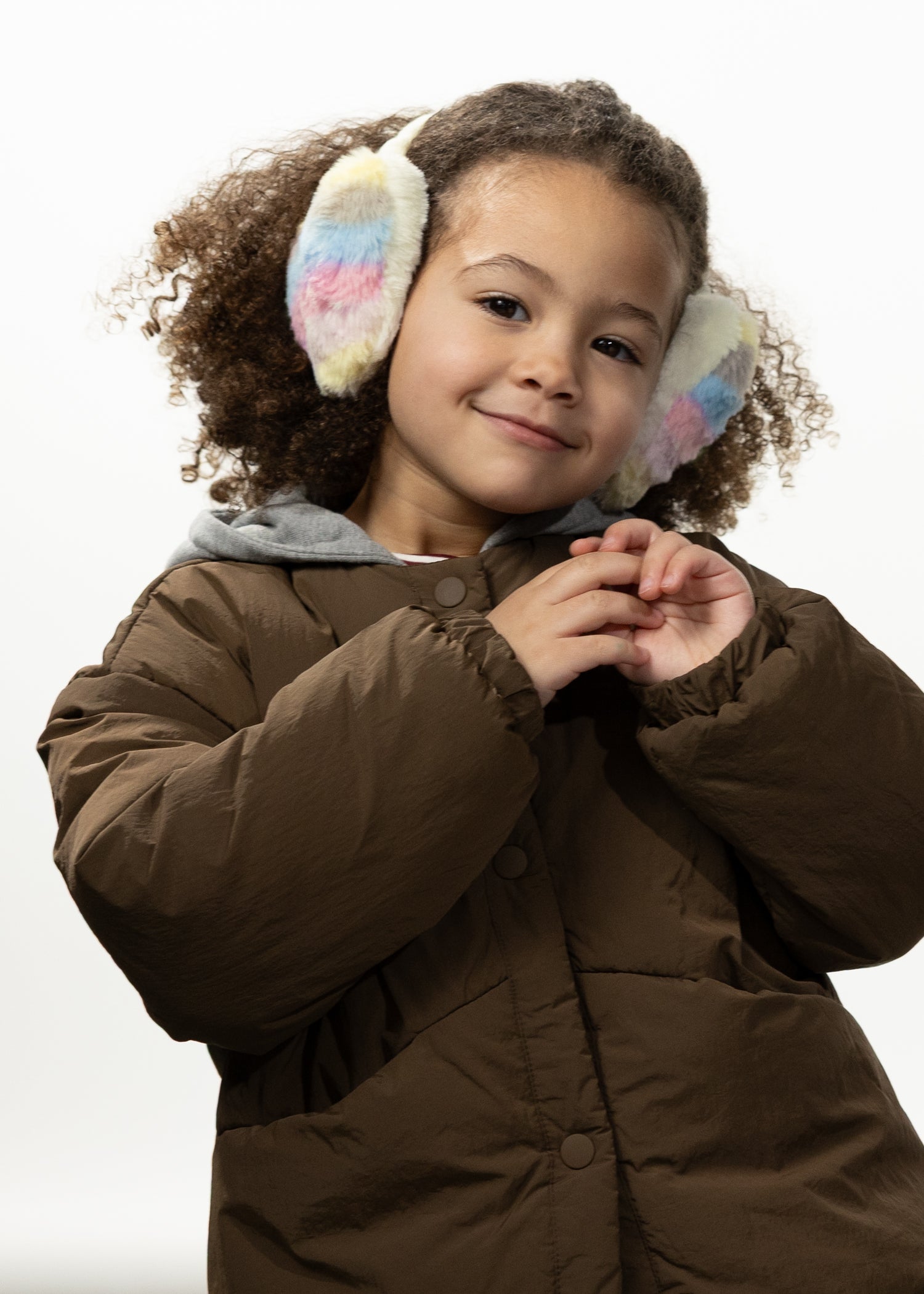 Kids Hearty Earmuffs pink - Front