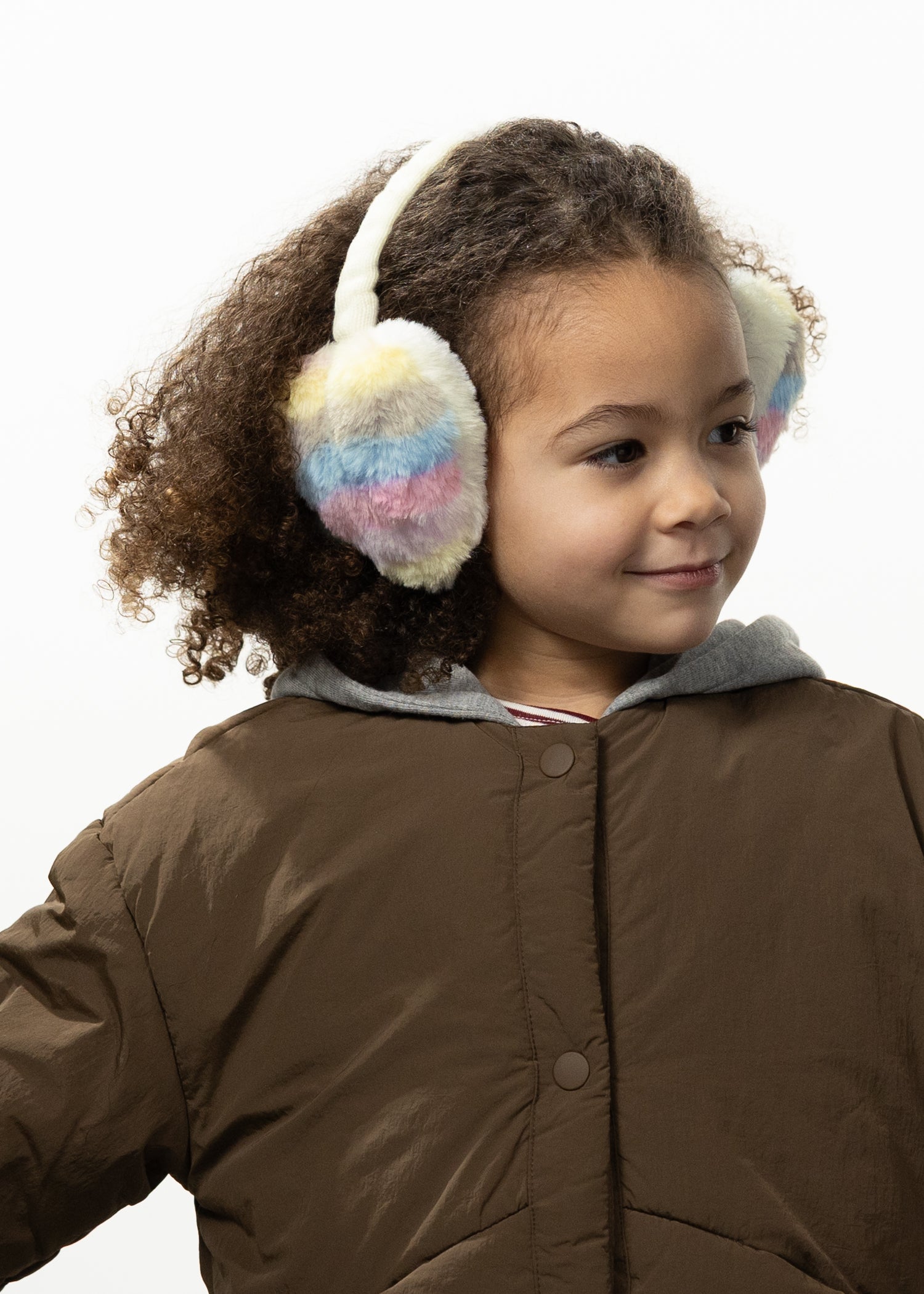 Kids Hearty Earmuffs pink - Side