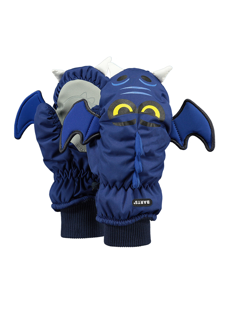 Kids Nylon Mitts 3D navy