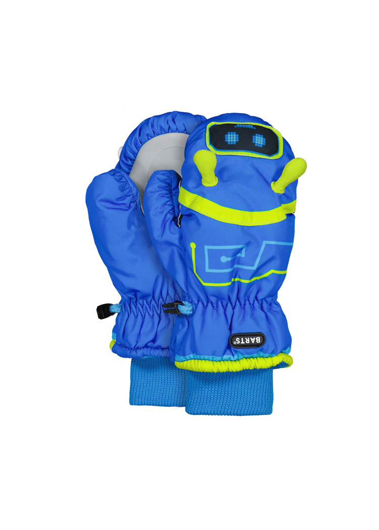Kids Nylon Mitts 3D blue