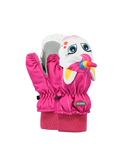 Kids Nylon Mitts 3D fuchsia