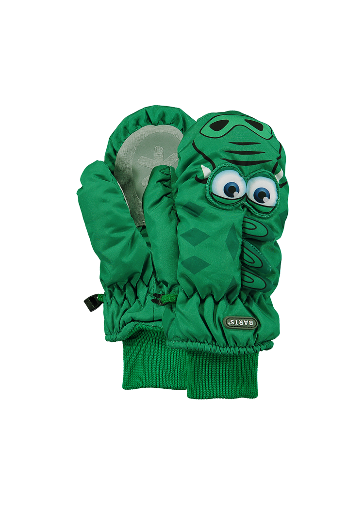 Kids Nylon Mitts 3D green