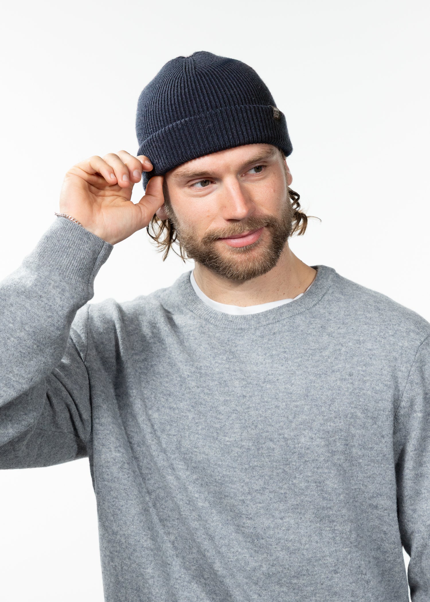 Unisex Kinyeti Beanie old blue - Front