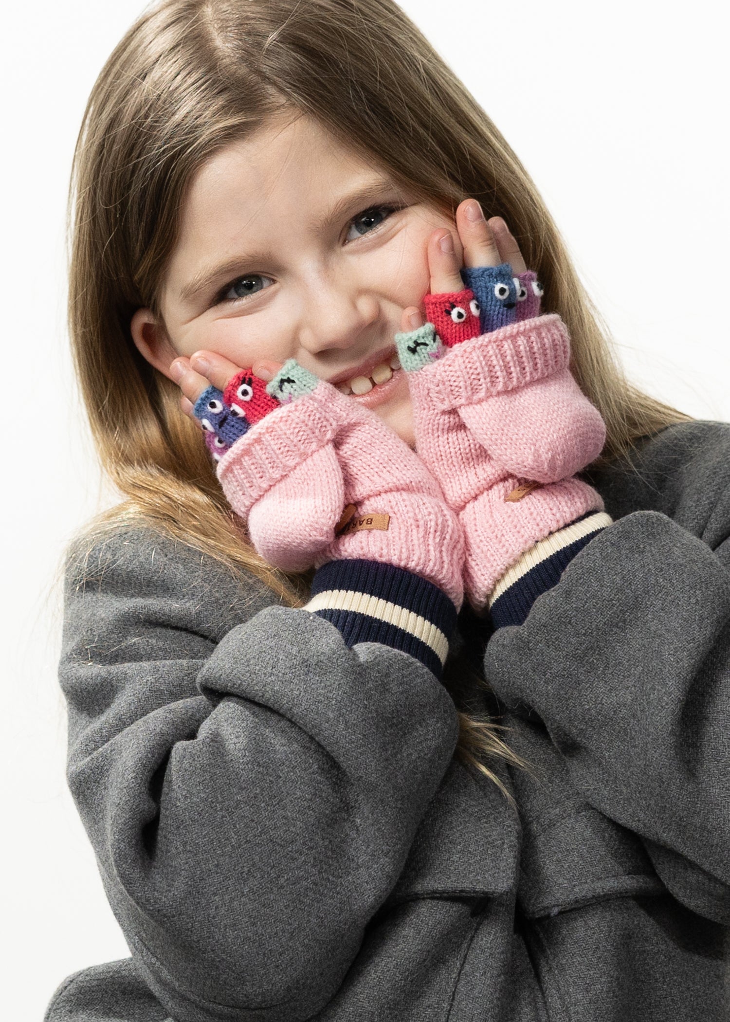 Kids Puppet Bumgloves light pink - Front